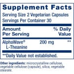 Life Extension L-Theanine 200 mg - 60 Capsules - Image 3