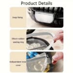 Small Weekly Pill Organizer - Black - Image 3
