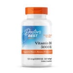 Doctor's Best Vitamin D3 125mcg 5000 IU 360 Softgels