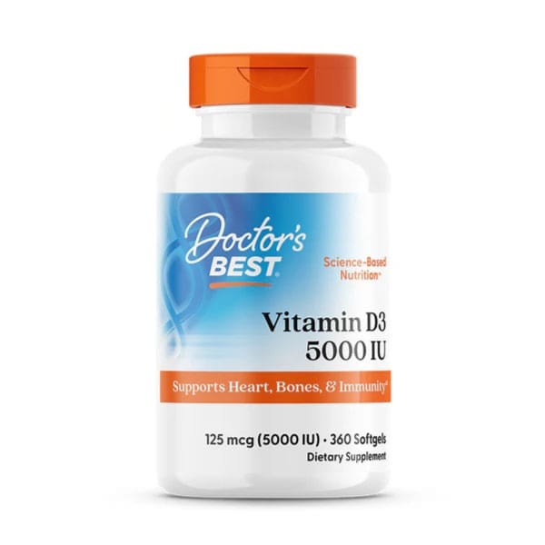 photo_3_2026-06-10_22-00-14 Doctor's Best Vitamin D3 125mcg 5000 IU 360 Softgels - Image 1