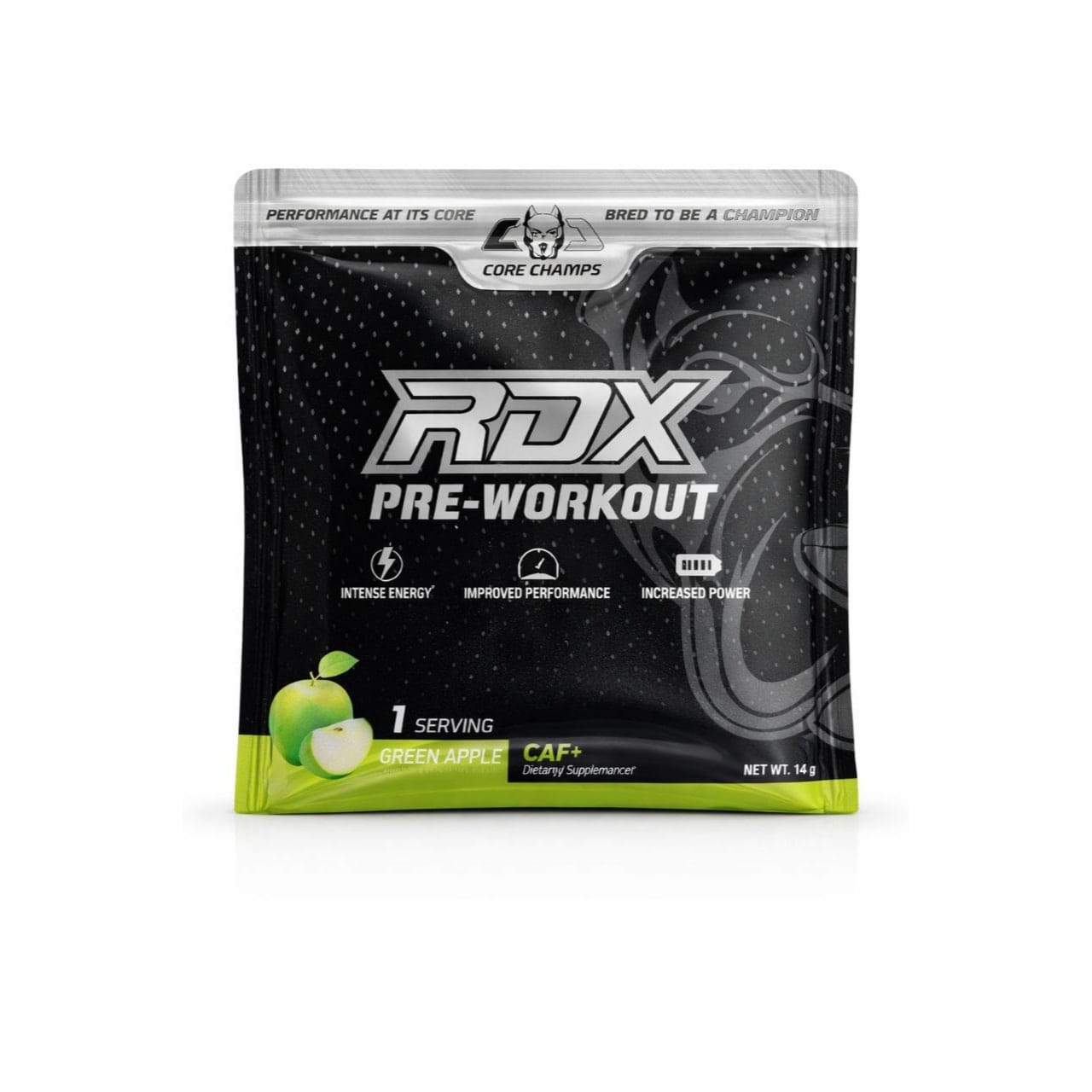 photo_2026-07-02_13-46-59 RDX Pre Workout 1 Serving Green Apple - Image 1